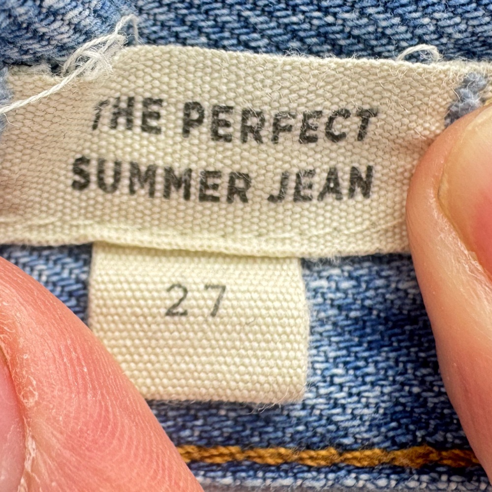 Madewell “The Perfect Summer” Light Wash Cotton Jean - Picture 4 of 9